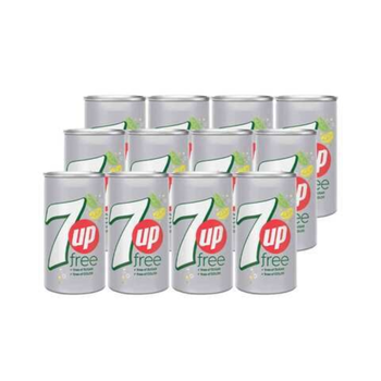 7Up Free Cans X12 150 Ml