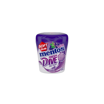 Mentos Fresh Dive Grape Flavour Gums Bottle 44 pcs 88gm