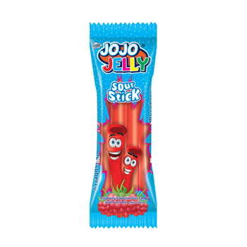 Jojo Jelly Sour Stick Rasperry 20g