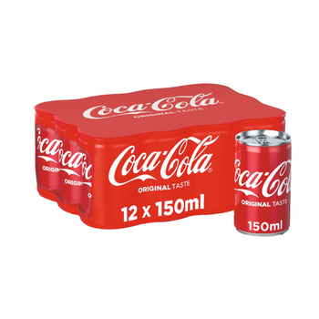 Coca Cola Original Soft Drink Pack: 12×150Ml.