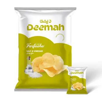 Deemah Farfasha Potato Chips Salt & Vingr 21×12g