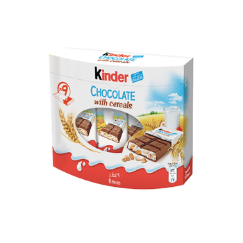 Kinder Country Chocolate with Cereals Bars With Milk Filling, Multi Pack 211.5g