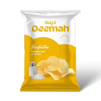 Deemah Farfasha Potato Chips Natural Salt 75g