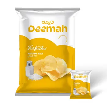 Deemah Farfasha Potato Chips Natural Salt 21×12g