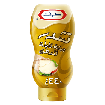 كرافت جبن شيدر كريمي عبوة ضاغطة 440جرام