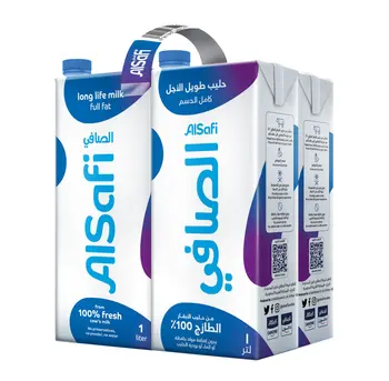 الصافي حليب كامل الدسم 4×1لتر