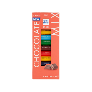 Ritter Sport Mini Variety Hazelnut Nuts Selection Chocolate 9Pieces