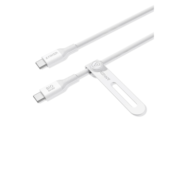 أنكر سلك USB-C الى USB-C أبيض 1.8 متر 1قطعة