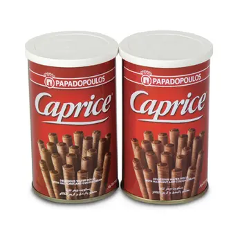 Papadopoulos Caprice Wafer Rolls 115G × 2Packs
