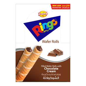 تي شوب رينجو ويفر بالشوكولاتة 12 × 16جرام