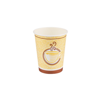 JIN Single Paper Cups For Hot Drinks 9 Oz 50pieces