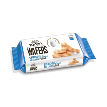 Toren Premium Wafers Natural Milk Cream Rich Flavour Crispy Wafers 55g