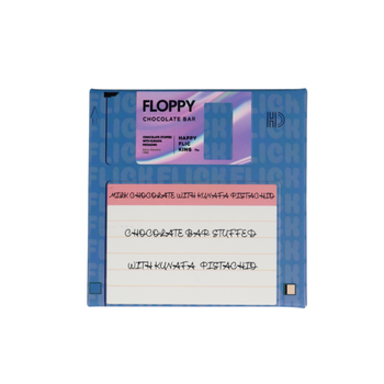 Flick Floppy Dark Chocolate With Kunafa Pistachio 57g