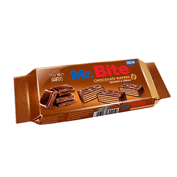 Toren %100 Real Premium Milk Chocolate Coated Wafer With Cocoa Cream 38g