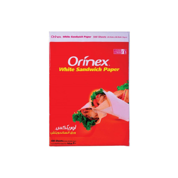 أورينكس ورق ساندوتش ابيض مقاس 24 سم×34سم 500قطعة
