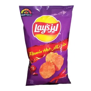 ليز شيبس حار نار 160جرام