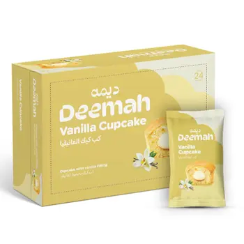 Deemah Cup Cake Vanilla Cream 16*30g