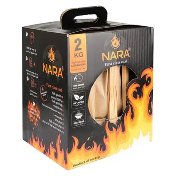 NARA HIGH QUALITY CHARCOAL SELF IGNITING 2 KG 1Piece
