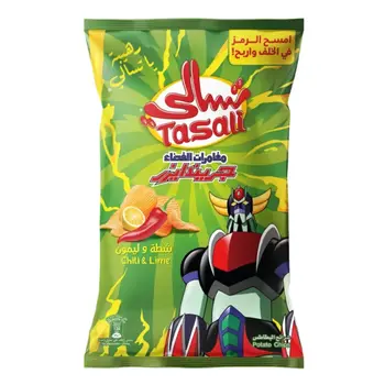 تسالي نكهة شطة وليمون 90 جرام