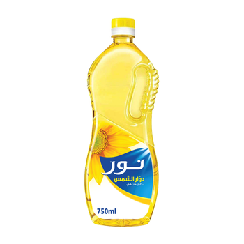 نور زيت دوار الشمس النقي 750 مل
