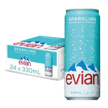 Evian Sparkling Water 24X330Ml