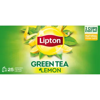 Lipton Green Tea Lemon 25 Bags