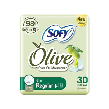 Sofy Slim Pads Regular With Wings Gentle To Skin Size 23cm 30Pieces