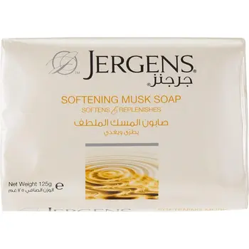 Jergens Softening Musk Soap 6 X 125g