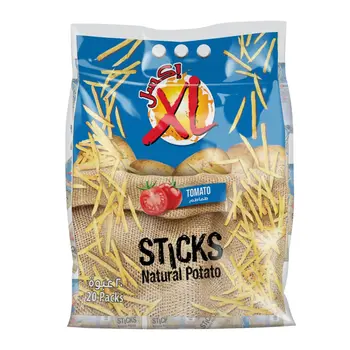 XL Fresh Potato Sticks Tomato Ketchup 20 Pcs 12g