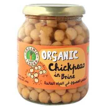 Organic Larder Ol Fz Chickpeas In Brine 340G