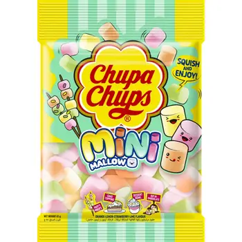 Chupa Chups Marshmallow Bag Mix Fruit Flavour 65 G