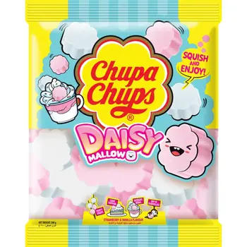 Chupa Chups Marshmallow Bag Vanilla Strawberry Flavour 280 G