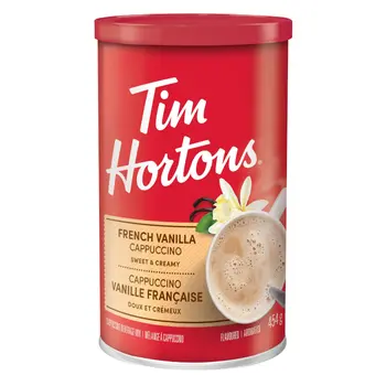 Tim Hortons Hot Beverage French Vanilla 454g