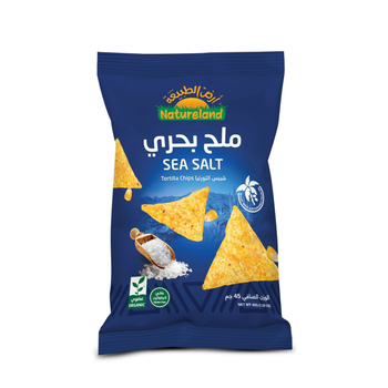 Natureland Organic Tortilla Chips - Sea Salt 45g