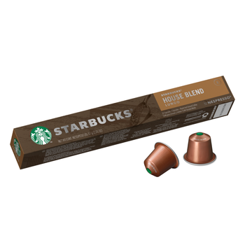 Starbucks Nespresso House Blend Medium Roast Coffee Capsules 10×57g