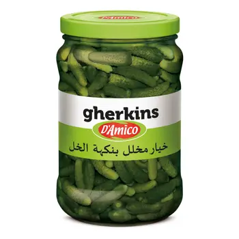 D'Amico Italian Gherkins in Vinegar 540 g