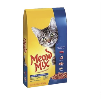 Meow Mix Dry Food For Adult Seafood 1.43Kg