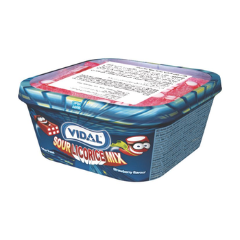 Vidal Jelly Sour Licorice Mix 160g