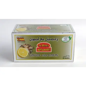 الضيافة شاي أعشاب الزنجبيل مع الليمون اكياس 1.6 جرام 25x حبة