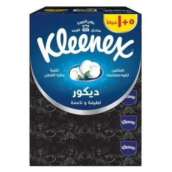 Kleenex Home Décor Facial Tissue, 6 Tissue Boxes x 70Sheets