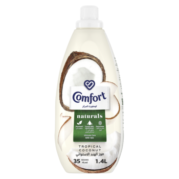 Comfort Naturals Tropical Coconut Fabric Conditioner White 1.4L