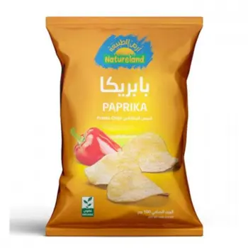 أرض الطبيعة شيبس البطاطس بابريكا 100جرام