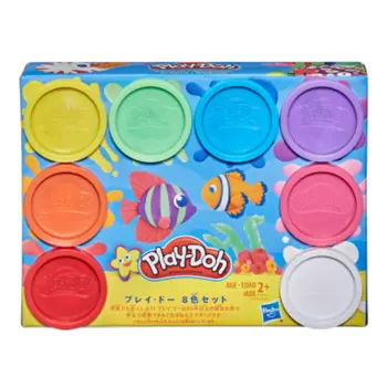PLAY DOH 8 PACK RAINBOW 1Piec