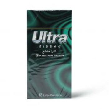 Ultra Ribbed Condoms 12Pieces