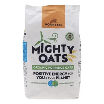 Mornflake Mighty Oats Organic Bag 1Kg