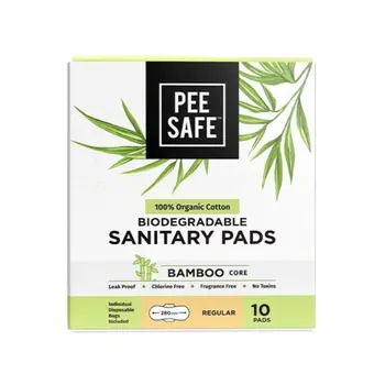 Peesafe Organic Cotton Pads High Absorbency 10Pieces