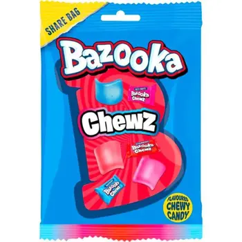 Bazooka Chew Sour Share Bag 120g