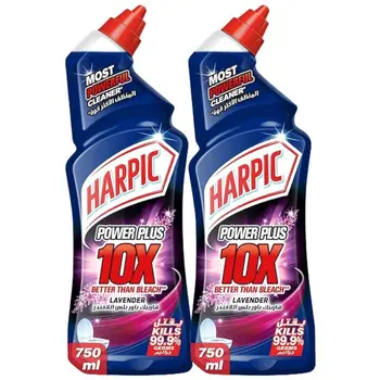 Harpic Toilet Cleaner Power Pluslavender Valuepack 2 X 750Ml