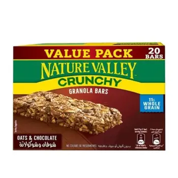 Nature Valley Granola Bar Crunchy Oats And Chocolate ×20 21 G