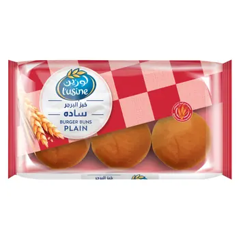 Lusine Burger Buns Plain 6pieces